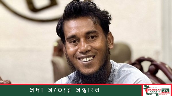"কিশোরী ধর্ষণের অভিযোগে গ্রেফতার হওয়া আলোচিত কনটেন্ট ক্রিয়েটর মো. রিপন মিয়া।"
