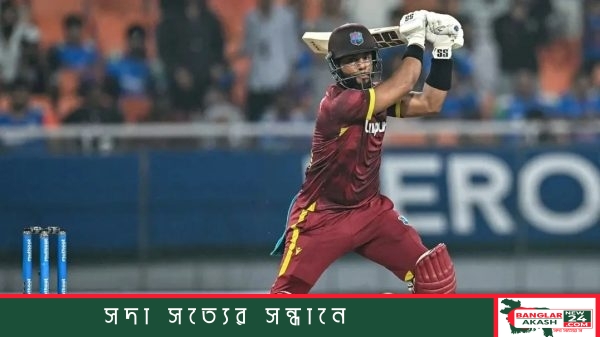 West Indies captain Shai Hope playing a magnificent unbeaten 162-run innings against India.