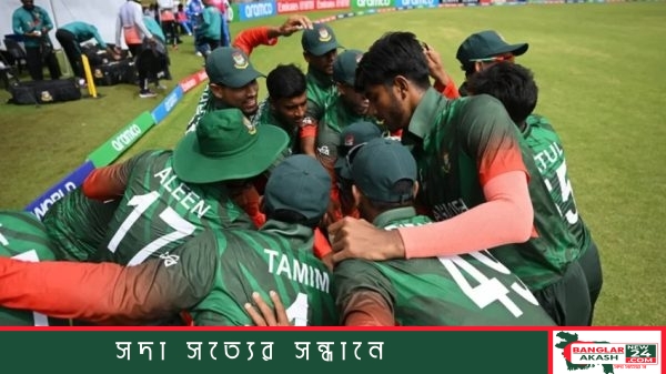 বাংলাদেশ অনূর্ধ্ব-১৯ ক্রিকেট দলের অনুশীলন সেশনের একটি মুহূর্ত।